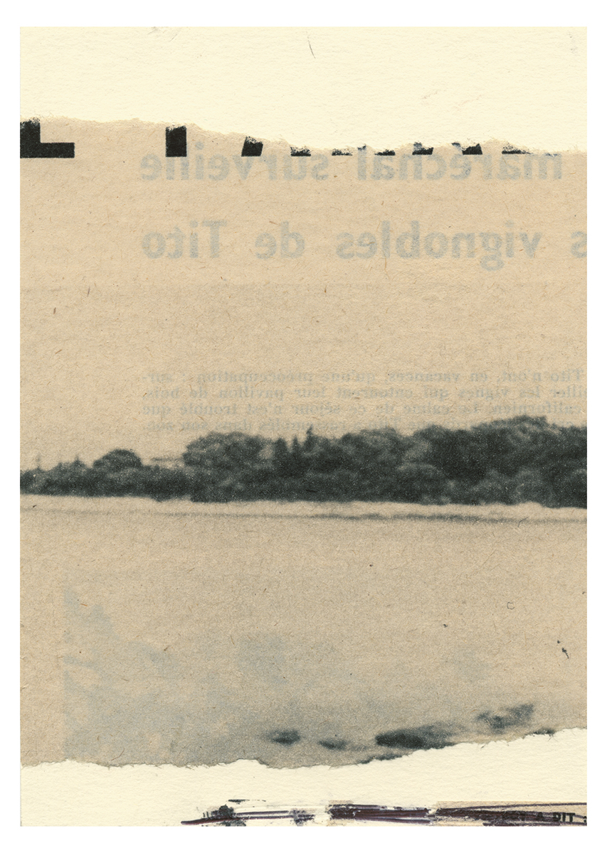 Annick Blavier - Collages/Tirages aux pigments